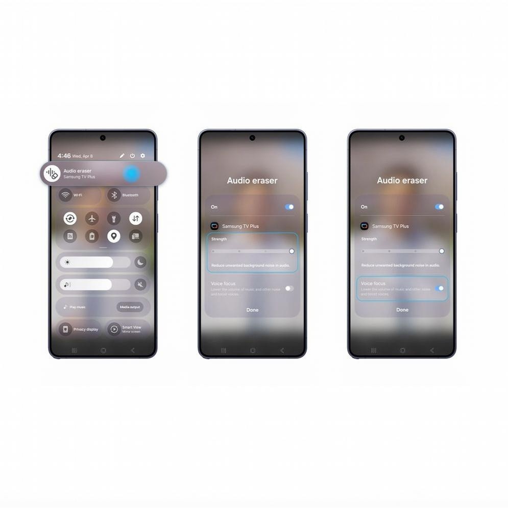 Samsung, yeni gürültü azaltma özelliğini duyurdu.